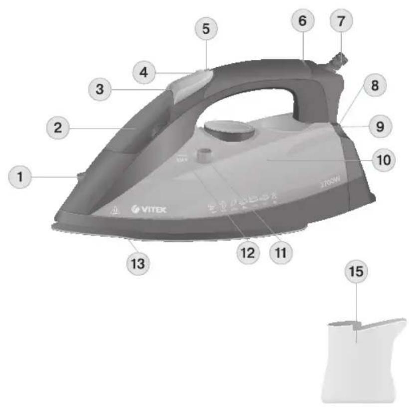 1 2 3 4 5 6 7 8 9 10 11 12 13 15 VITEK 2700W