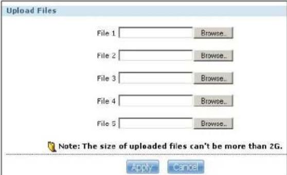 ZYXEL NSA320S-2T - The Share Browser Screen - 2