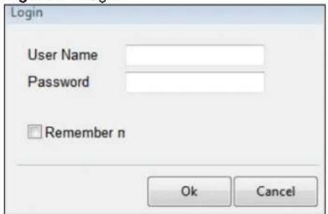 Login User Name Password Remember n Ok Cancel