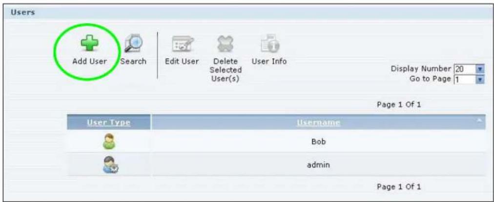 Users Add User Search Edit User Delete User Info Edit User Delete User(s) User Info Display Number 20 Go to Page 1 Page 1 Of 1 User Type Username Bob admin Page 1 Of 1