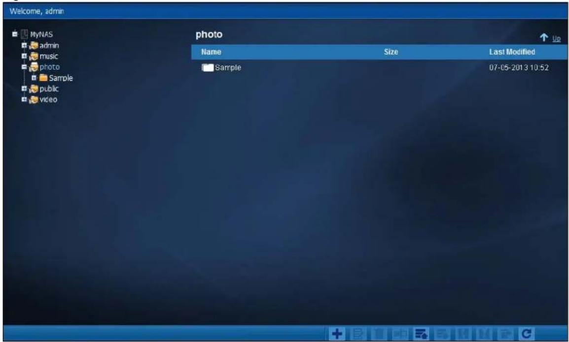 Welcome, admin MyNAS admin music photo Sample public video photo Name Size Last Modified Sample 07-05-2013 10:52