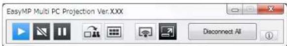 EasyMP Multi PC Projection Ver.XXX Disconnect All