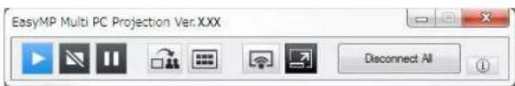 EasyMP Multi PC Projection Ver.XXX Disconnect All