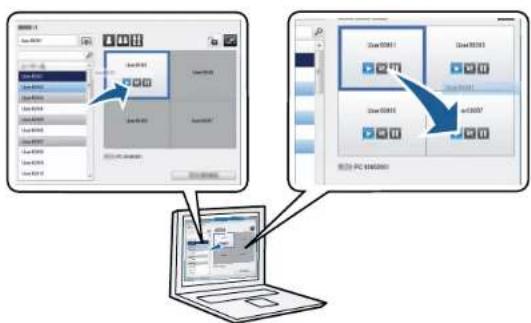Software interface screenshot showing file selection and export steps with Chinese labels