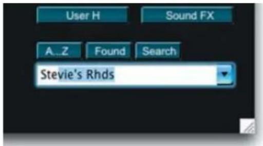 User H Sound FX A...Z Found Search Stevie's Rhds