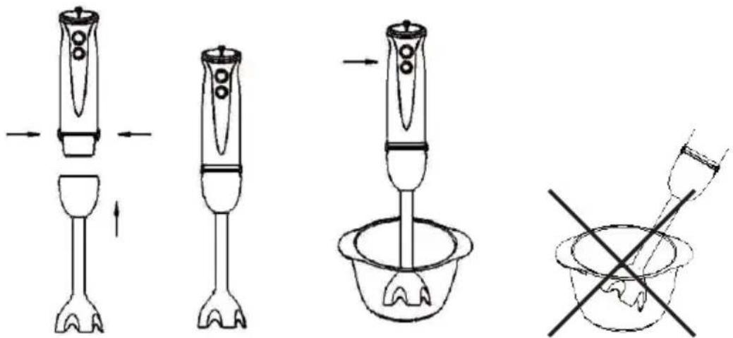 Diagram illustrating four stages of a hairdryer tool: before, after, mid, and after using a brush.