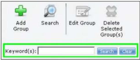 ZYXEL NSA310S-1T - The Groups Screen - 2