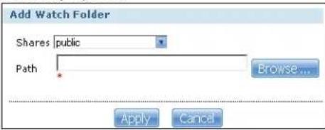 ZYXEL NSA310S-1T - The FTP Uploadr Preferences Screen - 2