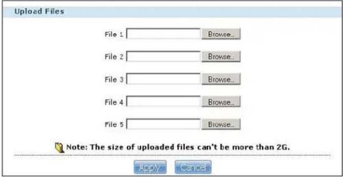 ZYXEL NSA310S-1T - File Browser - 3