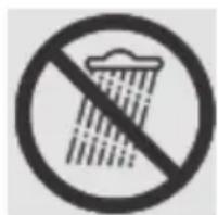 Prohibition sign with a circular prohibition symbol and trash bin icon