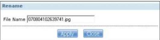 ZYXEL NAS540-16T - Share Browser Screen - 3