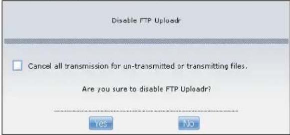 ZYXEL NAS540-16T - FTP Uploadr Screen - 2