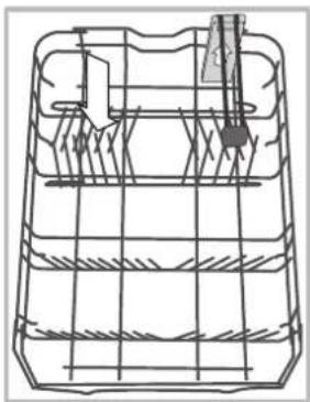 INDESIT DSR 57M94 A S EU - Cesto inferiore - 2