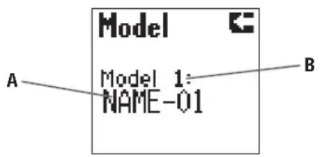Model A Model 1: NAME-01 B