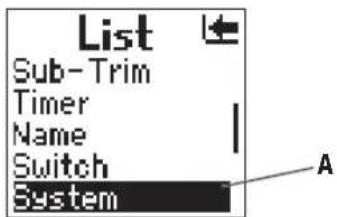 List Sub-Trim Timer Name Switch System