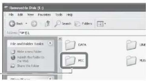Removable Disk (E:) File Edit View Favorites Tools Help Back Search Folders Address E\ File and Folder Tasks Make a new folder Publish the folder to the Web Share this folder DATA LINE MCC MUS