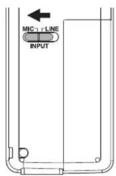 MIC + r LINE INPUT