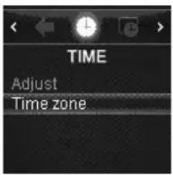 TIME Adjust Time zone