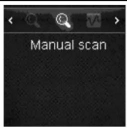 Manual scan