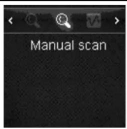 Manual scan