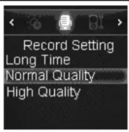 GoGen MXM800FM4GB - NASTAVENÍ KVALITY NAHRÁVÁNÍ - 1