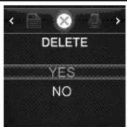 DELETE YES NO