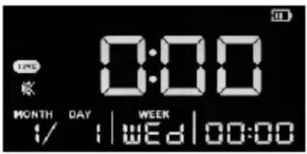0:00 MONTH DAY WEEK / | wEd | 00:00