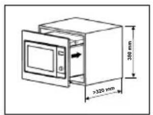 380 mm >320 mm