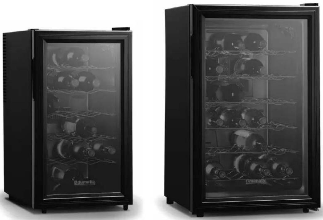 BAUMATIC BW28BL - BW18BL 18 Bottle wine cooler BW28BL 28 Bottle wine cooler - 1