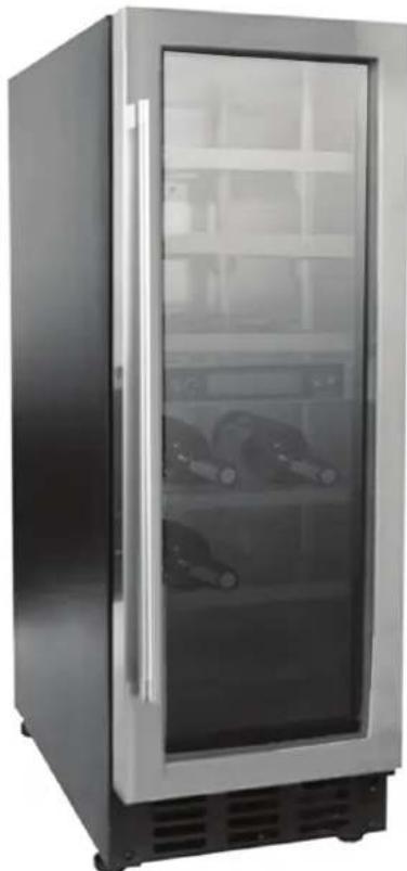 BAUMATIC BW300SS - cm 12 Bottle built-in electronic wine cooler - 1