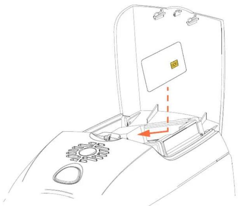 ZEBRA ZXP S3 - Media Loading Orientation for Contact Smart Cards - 1
