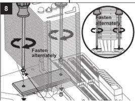 8 Fasten alternately Fasten alternately A11.25