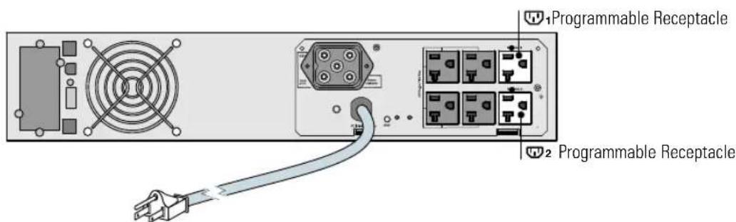 1 Programmable Receptacle 2 Programmable Receptacle