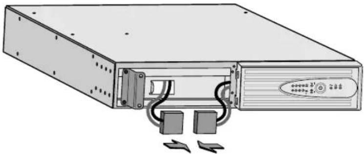 EATON 5130 3000VA 2U - Connecting the UPS Internal Battery - 1