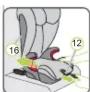 BRITAX Kidfix SL SICT - A With ISOFIT + 3-point belt - 8