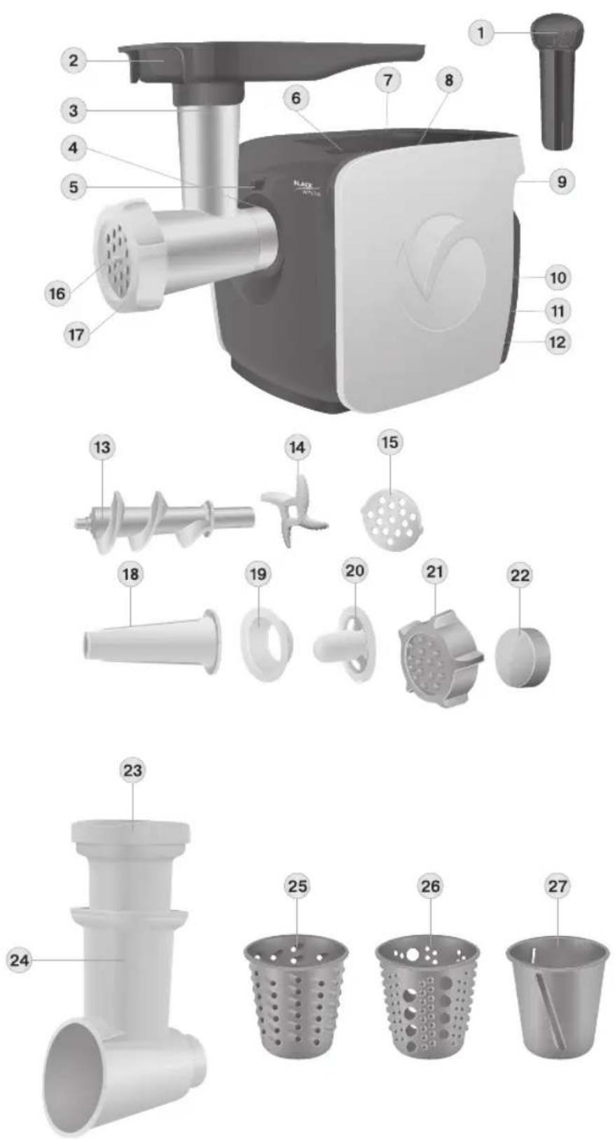 Vitek VT-3601 BW - Инструкция по эксплуатации - 1