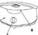 Vitek VT-1555 W - ОПИСАНИЕ ЧАСТЕЙ ПАРОВАРКИ - 10