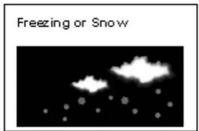 Freezing or Snow