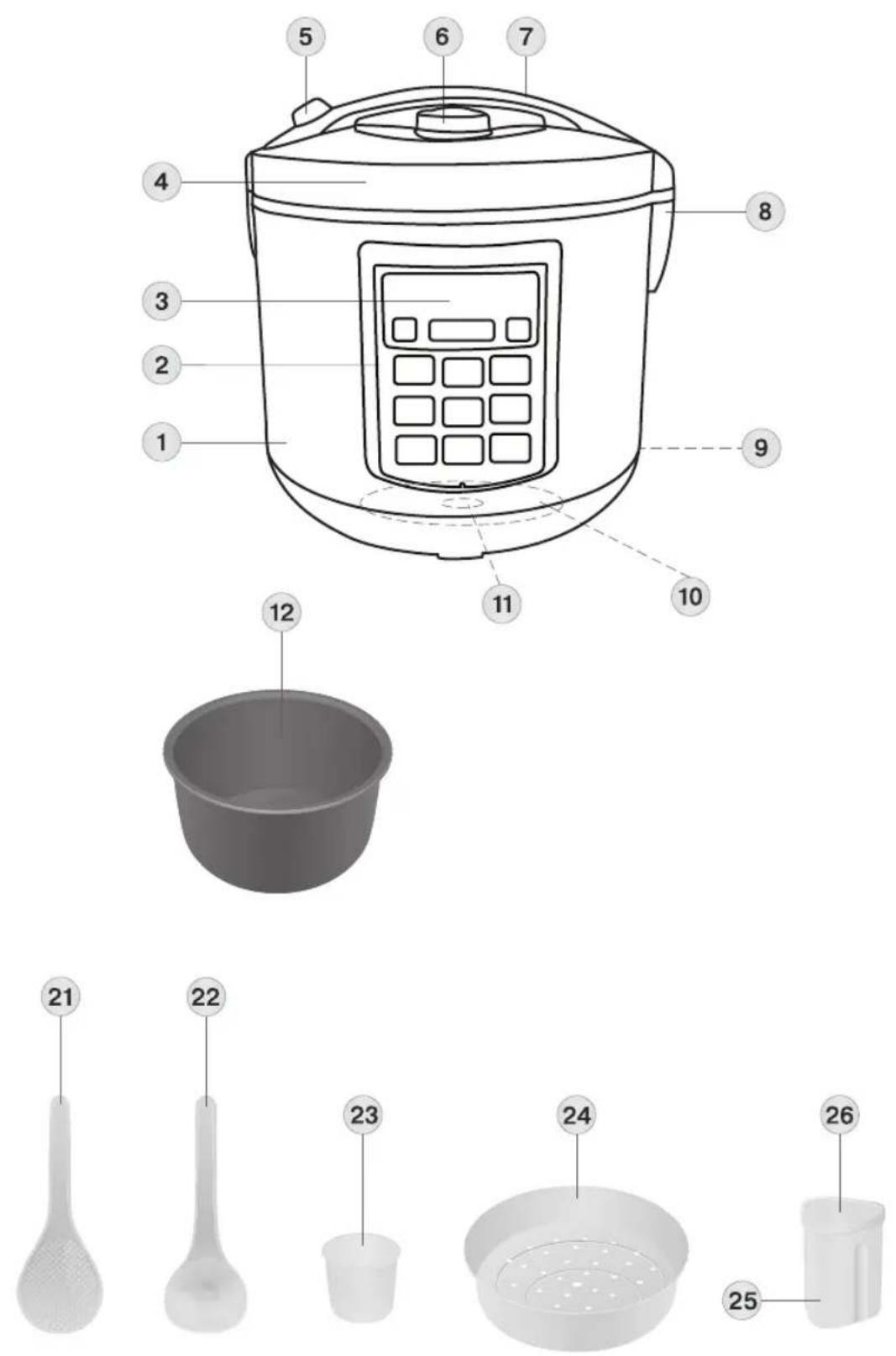 Vitek VT-4212 BK - Инструкция по эксплуатации - 1