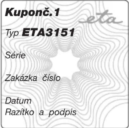Eta 315190000 - Postuppřireklamaci - 1