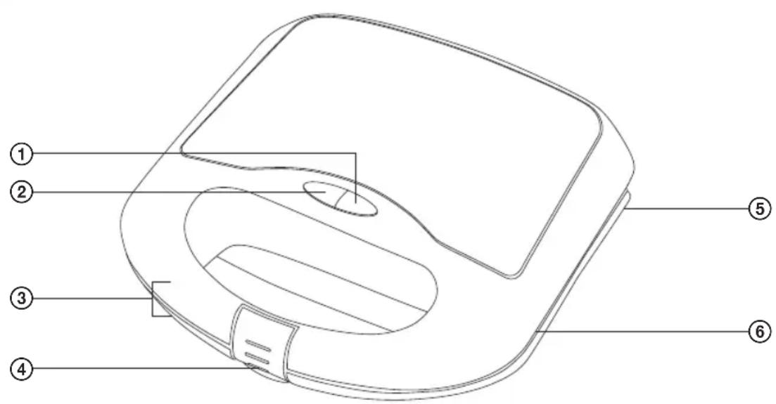 SENCOR SSM 4210WH - POPIS SENDVIČOVAČE - 1