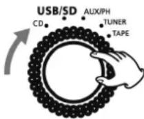 HYUNDAI RTCC 808 SURIP - Jeśli na płycie CD/MP3IWMA znajdują się foldery - 5