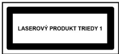 LASEROVÝ PRODUKT TRIEDY 1