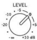 DYNACORD A 112A - EINGANGSPEGEL-REGLER FÜR INPUT 1 (LEVEL) - 1