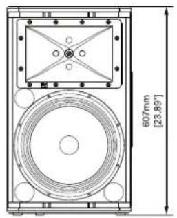 DYNACORD A 112A - Dimensions / Abmessungen - 2