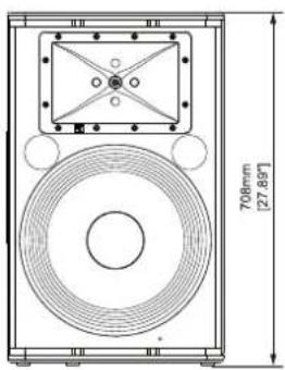 DYNACORD A 112A - Dimensions / Abmessungen - 6