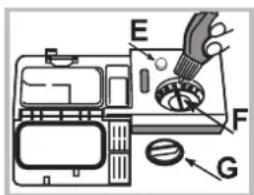 Hotpoint Ariston LSFF 9H124 CX EU - Caricare il brillantante - 1
