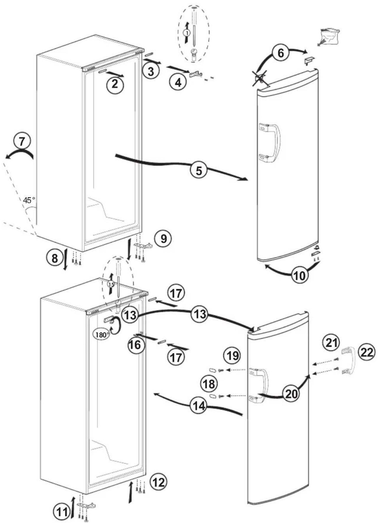 Saivod 1 CT 1701 - Reversing the doors - 1