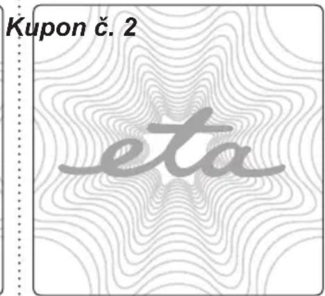Kupon č. 2 eta