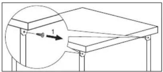 AEG F55410W0P - Hogyan távolítsuk el a készülék munkafelületét - 1